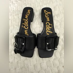 Sam Edelman Women's Deacon Square Toe Slide Sandals With TAG Size:6.5